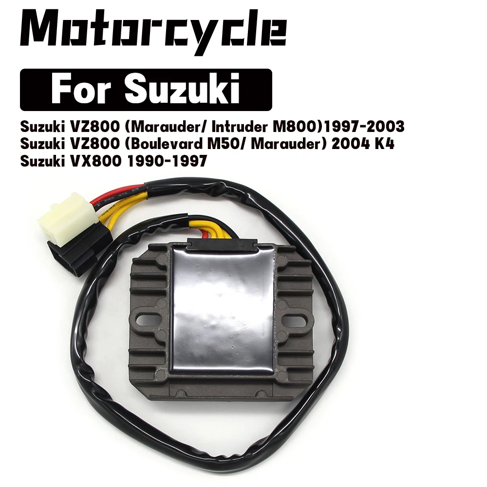 Rectifier Voltage Regulator For Suzuki VZ800 Marauder Intruder M800 1997-2003 Boulevard M50 VX800 1990 1991 1992-1997
Rectifier Voltage Regulator For Suzuki VZ800 Marauder Intruder M800 1997-2003 Boulevard M50 VX800 1990 1991 1992-1997