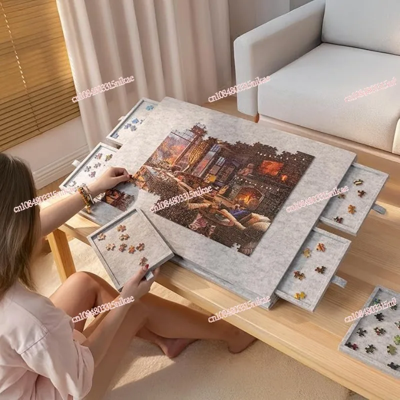 Portable Felt Puzzle Board with Stand and Cover | Puzzle Sorting Table | Specialized for Jigsaw Puzzles
Portable Felt Puzzle Board with Stand and Cover | Puzzle Sorting Table | Specialized for Jigsaw Puzzles