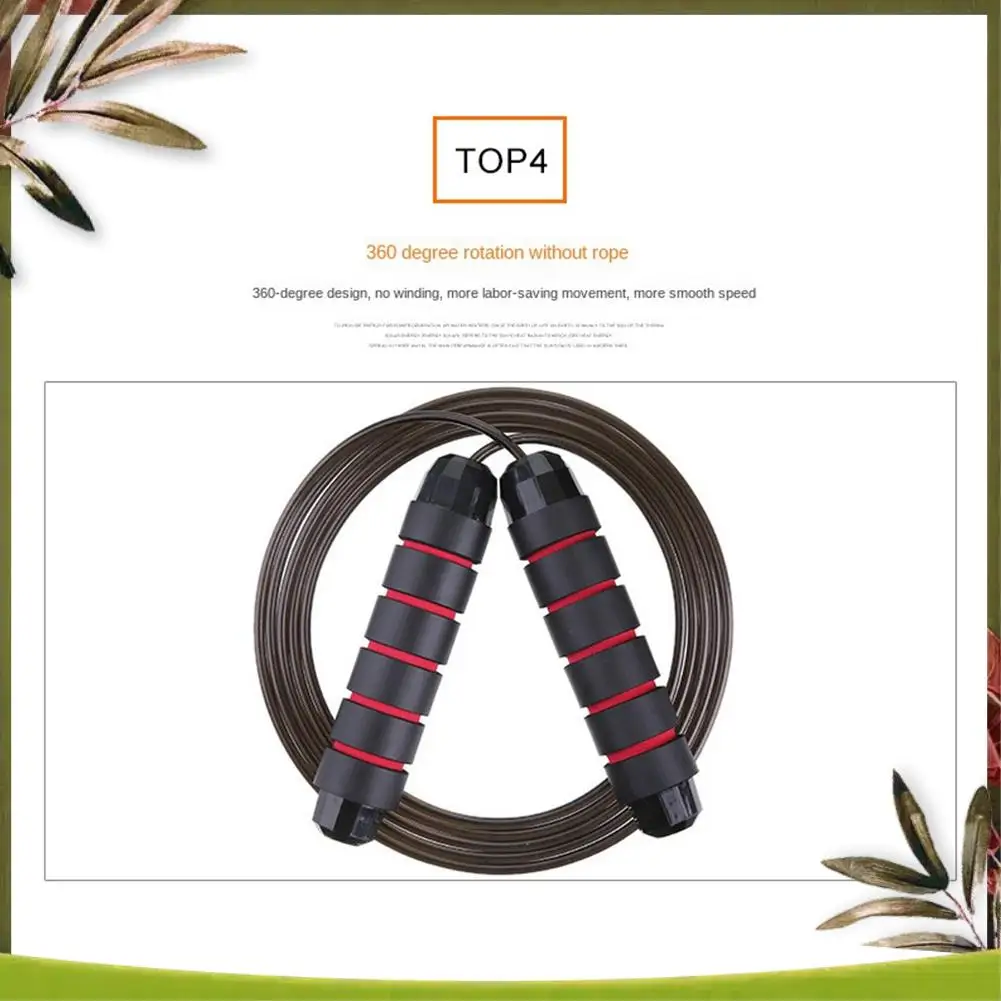 Reliable-Weighted Skipping Rope Fitness Training Yoga Exercise Wire Bearing Skipping Rope
Reliable-Weighted Skipping Rope Fitness Training Yoga Exercise Wire Bearing Skipping Rope