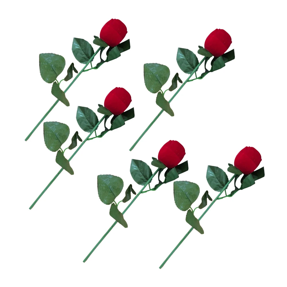 5 Pcs Rose Ring Box Roses Large Case LED Storage Valentine's Day Jewelry Bridegroom
5 Pcs Rose Ring Box Roses Large Case LED Storage Valentine's Day Jewelry Bridegroom