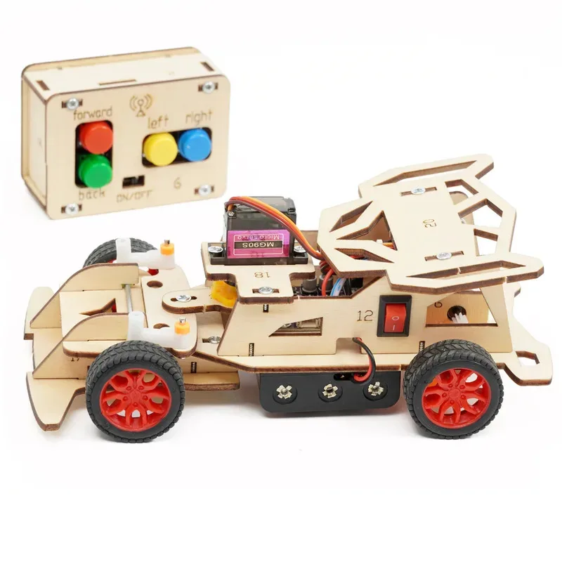 TEMIKIDS DIY Remote Steering Rear Drive Car Model Science Toys for Kids Physics Experimental Tool Kit Children Educational Toys
TEMIKIDS DIY Remote Steering Rear Drive Car Model Science Toys for Kids Physics Experimental Tool Kit Children Educational Toys