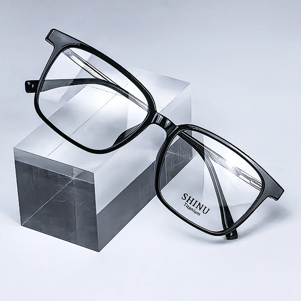SHINU Prescription Glasses for VisionTitanium Classic Men's Square Frames Myopia Astigmatism Lenses Multifocal Glasses Big Size
SHINU Prescription Glasses for VisionTitanium Classic Men's Square Frames Myopia Astigmatism Lenses Multifocal Glasses Big Size
