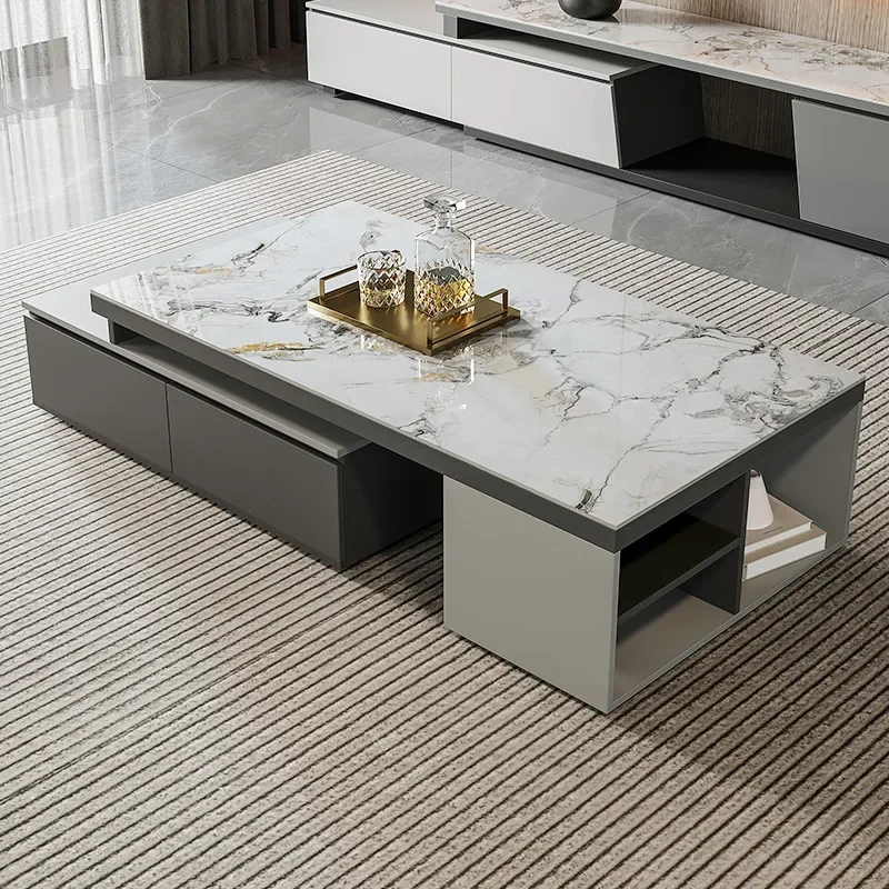 # l White marble coffee table TV cabinet combination simple modern living room sofa coffee table set
# l White marble coffee table TV cabinet combination simple modern living room sofa coffee table set