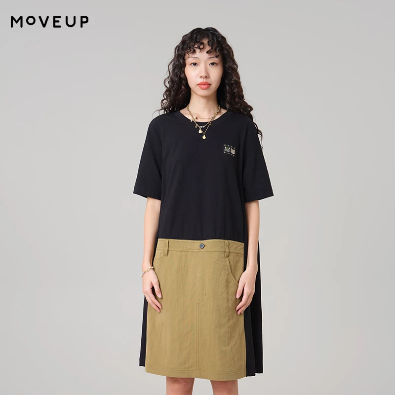 MOVEUP Short Sleeved Round Neck Dress 2026 Summer New Multi Pocket Patchwork Hem Design Casual Commuting Knit Dress 3ELX11321
MOVEUP Short Sleeved Round Neck Dress 2026 Summer New Multi Pocket Patchwork Hem Design Casual Commuting Knit Dress 3ELX11321