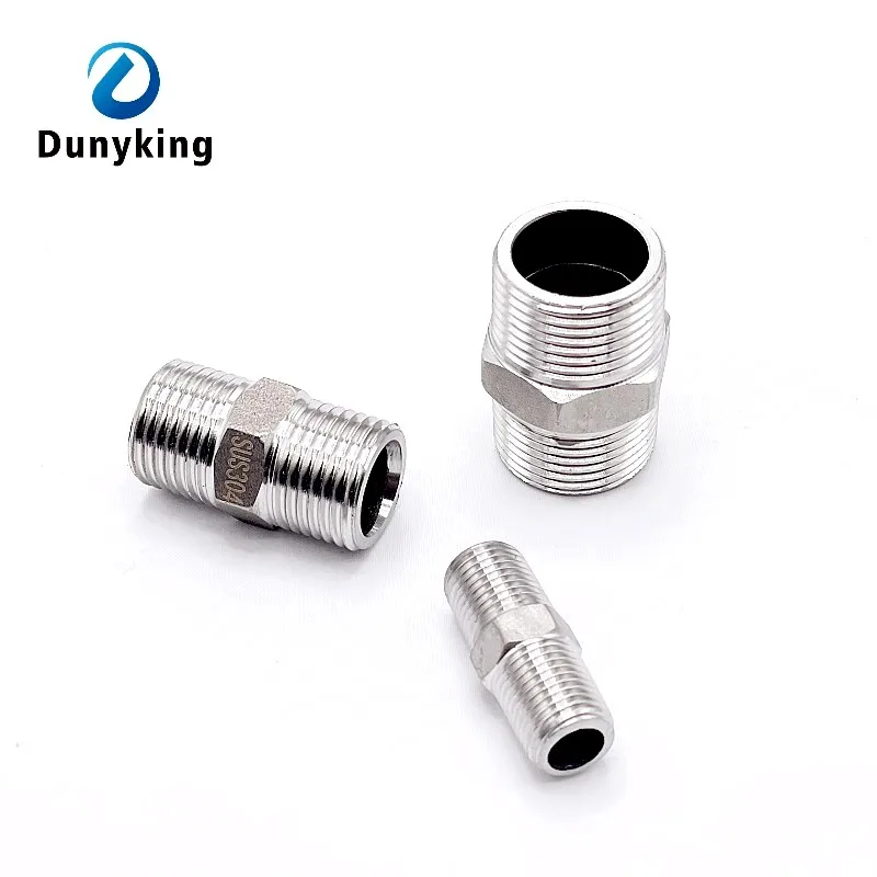 Male Thread Hex Nipple Union1/8 1/4 3/8 1/2 3/4 1" 304 Stainless Pipe Fitting Connector Coupler water oil air Thread Adapter
Male Thread Hex Nipple Union1/8 1/4 3/8 1/2 3/4 1" 304 Stainless Pipe Fitting Connector Coupler water oil air Thread Adapter
