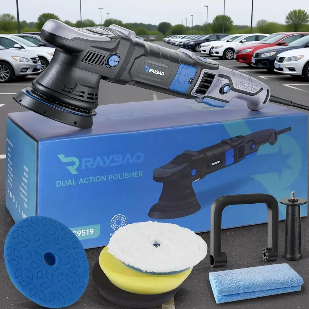 Полировальная машина 1000 Вт с регулируемой скоростью, 11 режимами, 4 Т-образными насадками, орбитой 15 мм, на 67% эффективнее для полировки автомобилей
Полировальная машина 1000 Вт с регулируемой скоростью, 11 режимами, 4 Т-образными насадками, орбитой 15 мм, на 67% эффективнее для полировки автомобилей