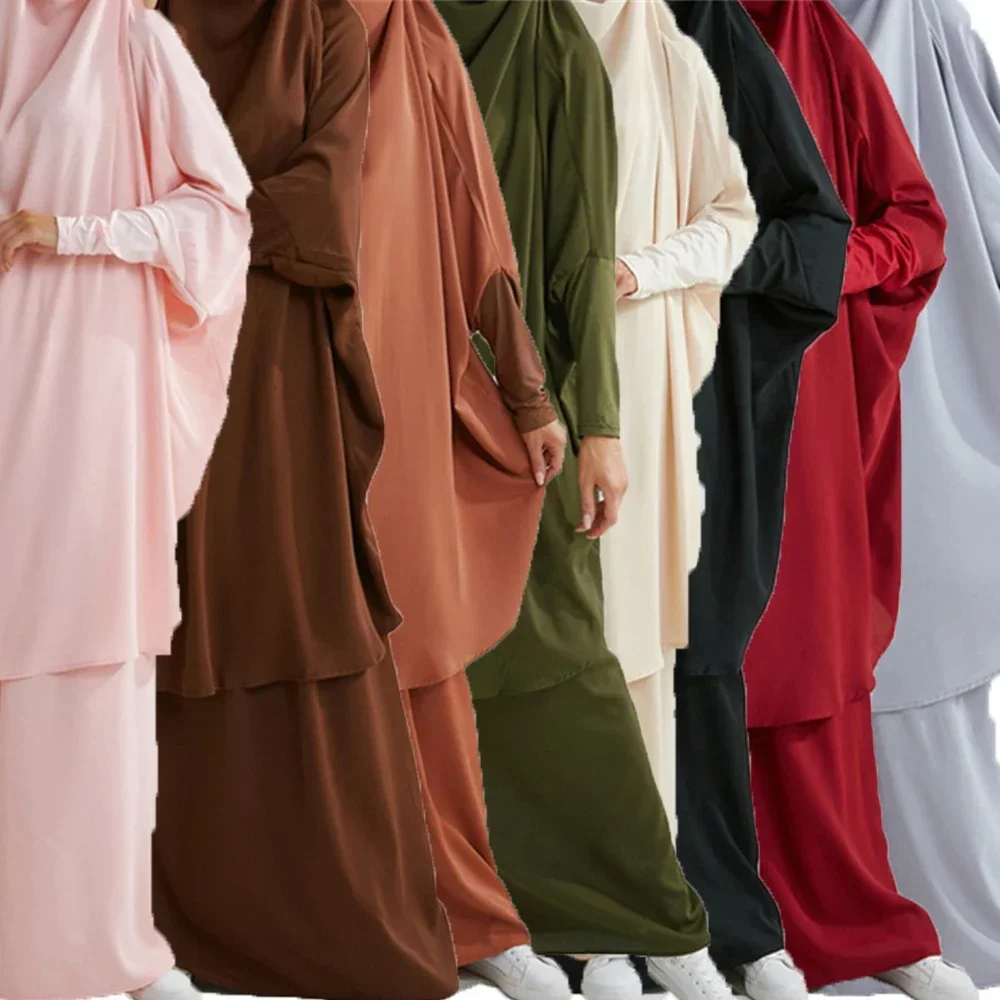 2 Pieces Abaya Women Muslim Overhead Hijab Maxi Skirt Set Turkey Dubai Long Khimar Eid Hooded Dress Ramadan Kaftan Clothing Arab
2 Pieces Abaya Women Muslim Overhead Hijab Maxi Skirt Set Turkey Dubai Long Khimar Eid Hooded Dress Ramadan Kaftan Clothing Arab