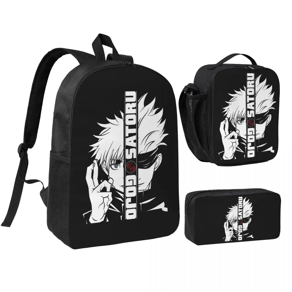 JJK Anime Gojo Satoru Jujutsu Kaisen Backpack BookBag School Bag Computer Shoulder Bags 3ps Insulated Lunch Bag Pencil Case
JJK Anime Gojo Satoru Jujutsu Kaisen Backpack BookBag School Bag Computer Shoulder Bags 3ps Insulated Lunch Bag Pencil Case