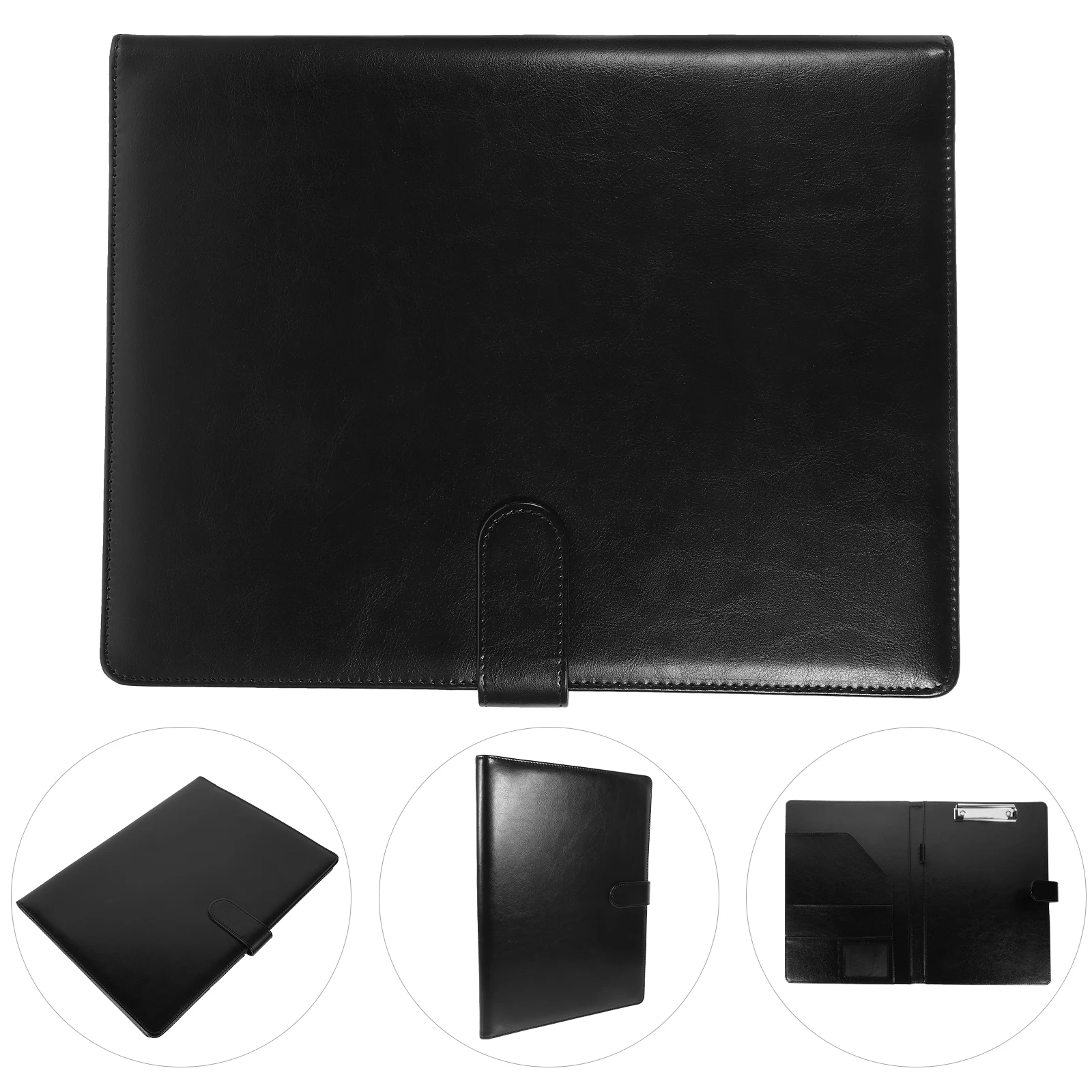 Pu Portfolio Folder Interlayer Design Multi-Slot Document Organizer For Office Business Conference Resume Storage Binder
Pu Portfolio Folder Interlayer Design Multi-Slot Document Organizer For Office Business Conference Resume Storage Binder