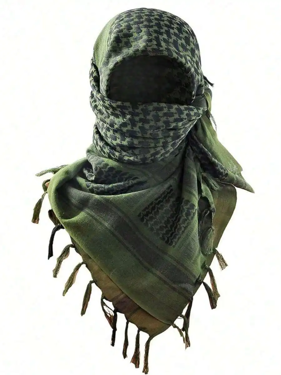 Military Style Desert Scarf For Men And Women, Arabic Headscarf With Tassels, Soft Warm Outdoor Bandana
Military Style Desert Scarf For Men And Women, Arabic Headscarf With Tassels, Soft Warm Outdoor Bandana