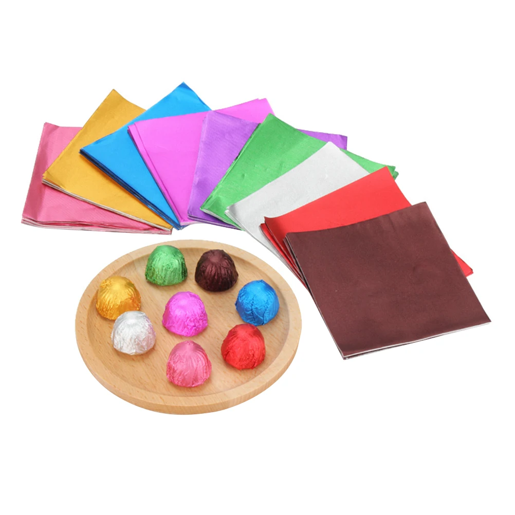 4 Packs Chocolate Tin Foil Packaging Aluminum Wrapper Colored Candy Paper Food Grade Safe Odorless Durable Practical Decorate
4 Packs Chocolate Tin Foil Packaging Aluminum Wrapper Colored Candy Paper Food Grade Safe Odorless Durable Practical Decorate