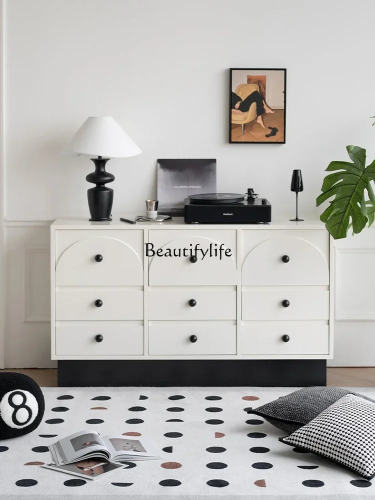 yj14Simple living room drawer storage porch cabinet against the wall storage side cabinet
yj14Simple living room drawer storage porch cabinet against the wall storage side cabinet