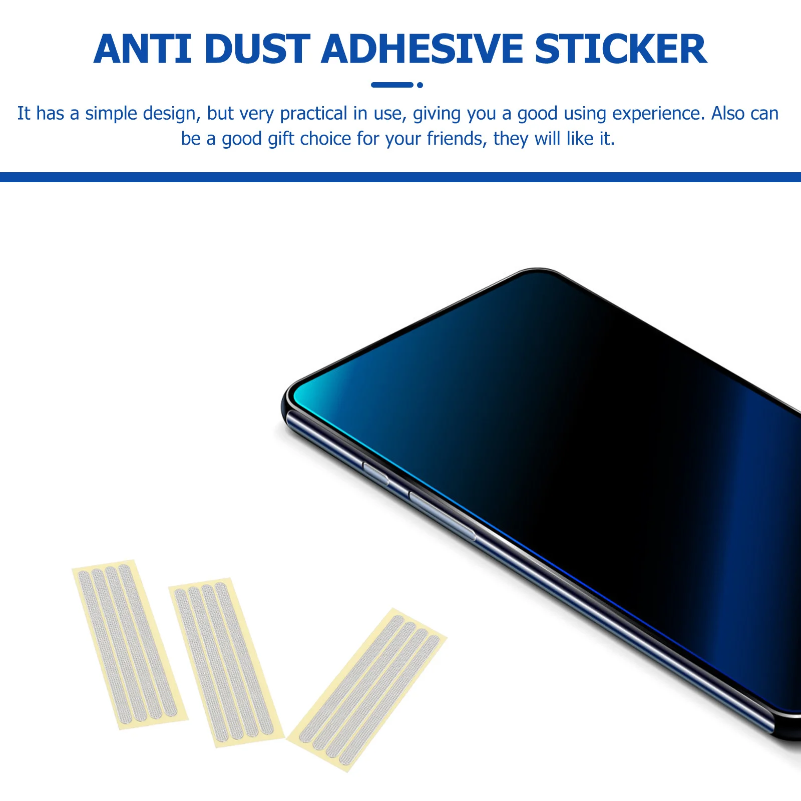 1Set Tablet Speaker Mesh Sticker Dustproof Cover Replacement Soft Breathable Adhesive Net Sticker Splashproof Speaker Protector