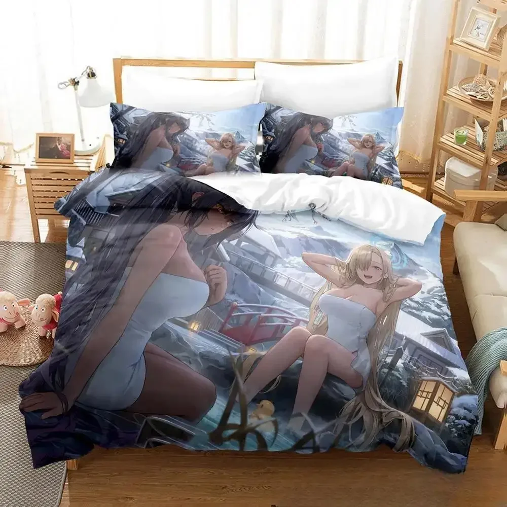 Anime Game Blue Archive Bedding Set,Duvet Cover Comforter Bed Set Quilt Cover Pillowcase,King Queen Twin Size Boys Girls Adults
Anime Game Blue Archive Bedding Set,Duvet Cover Comforter Bed Set Quilt Cover Pillowcase,King Queen Twin Size Boys Girls Adults