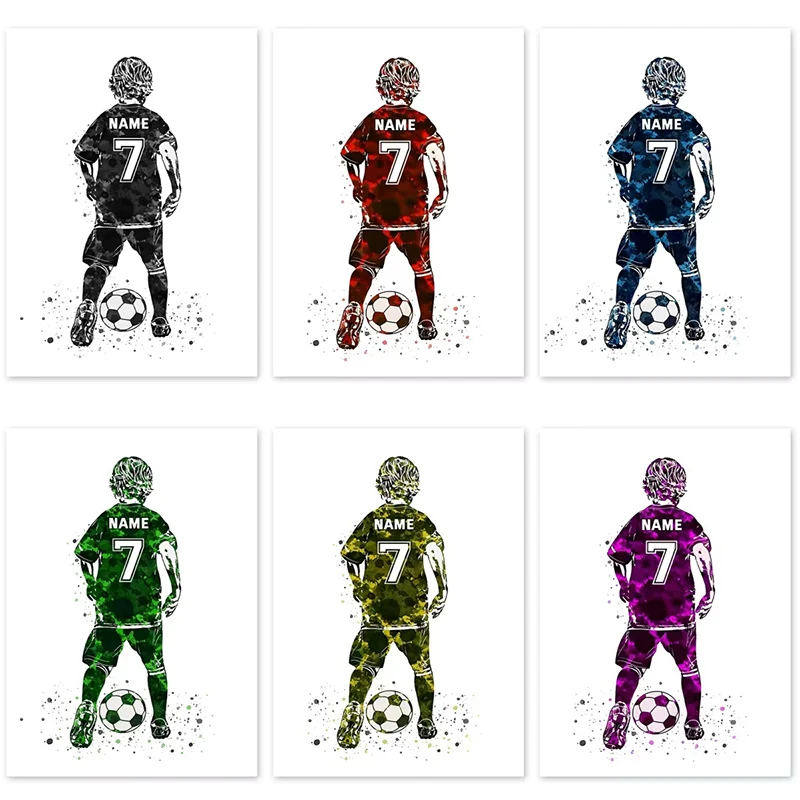 Customized Football Player Poster and Printing Personalized Boys Watercolor Canvas Wall Art for Living Room Home Decoration
Customized Football Player Poster and Printing Personalized Boys Watercolor Canvas Wall Art for Living Room Home Decoration