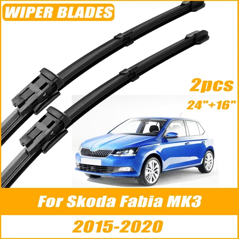 2pcs Wiper Front Wiper Blades For Skoda Fabia MK3 2015-2020 Windshield Windscreen Clean Window Car Rain Brushes 24"+16"
2pcs Wiper Front Wiper Blades For Skoda Fabia MK3 2015-2020 Windshield Windscreen Clean Window Car Rain Brushes 24"+16"