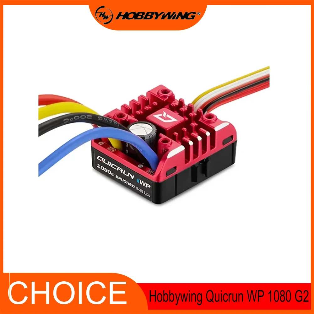 Hobbywing QuicRun WP1080 ESC — водонепроницаемый матовый ESC 80 А для гусеничных машин в масштабе 1:10/1:8 | Адаптация двигателей 540/550/775
Hobbywing QuicRun WP1080 ESC — водонепроницаемый матовый ESC 80 А для гусеничных машин в масштабе 1:10/1:8 | Адаптация двигателей 540/550/775