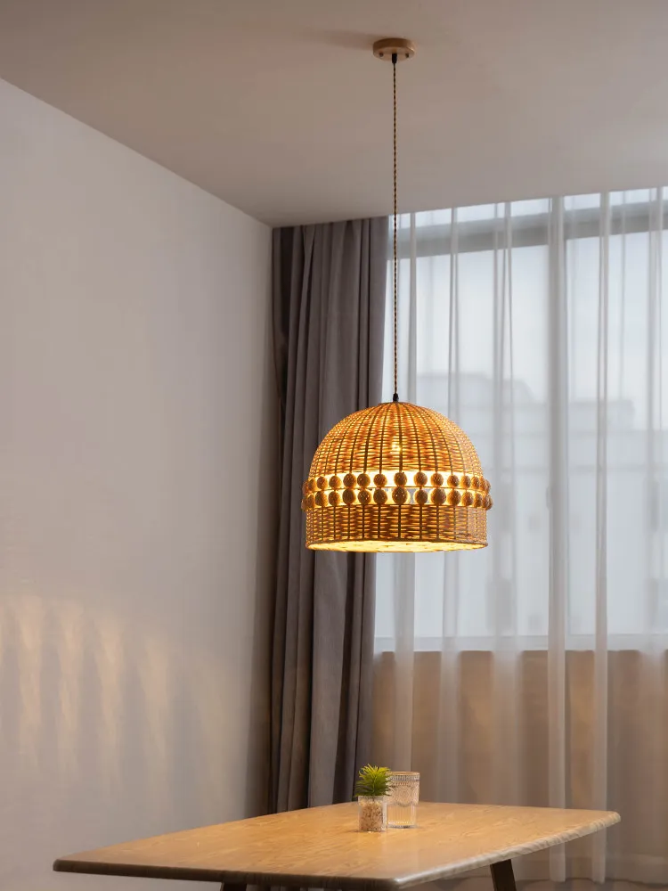 Chinese handmade weaving restaurant bedroom minimalist study room hotel Japanese style homestay pendant light
Chinese handmade weaving restaurant bedroom minimalist study room hotel Japanese style homestay pendant light