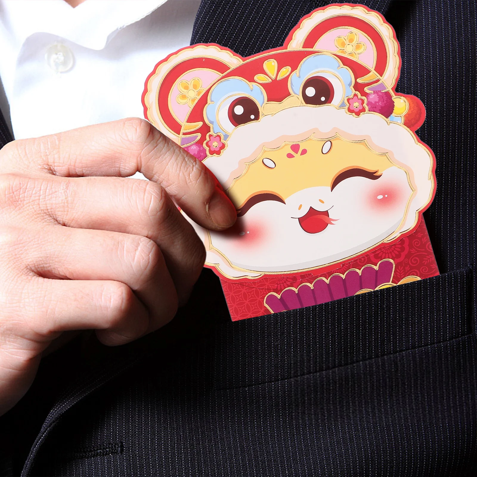 6 Pcs Cartoon Red Envelope Bag Chines Envelopes Chinese New Year Hong Bao Packets Cash Airmail Paper Child Money Card
6 Pcs Cartoon Red Envelope Bag Chines Envelopes Chinese New Year Hong Bao Packets Cash Airmail Paper Child Money Card