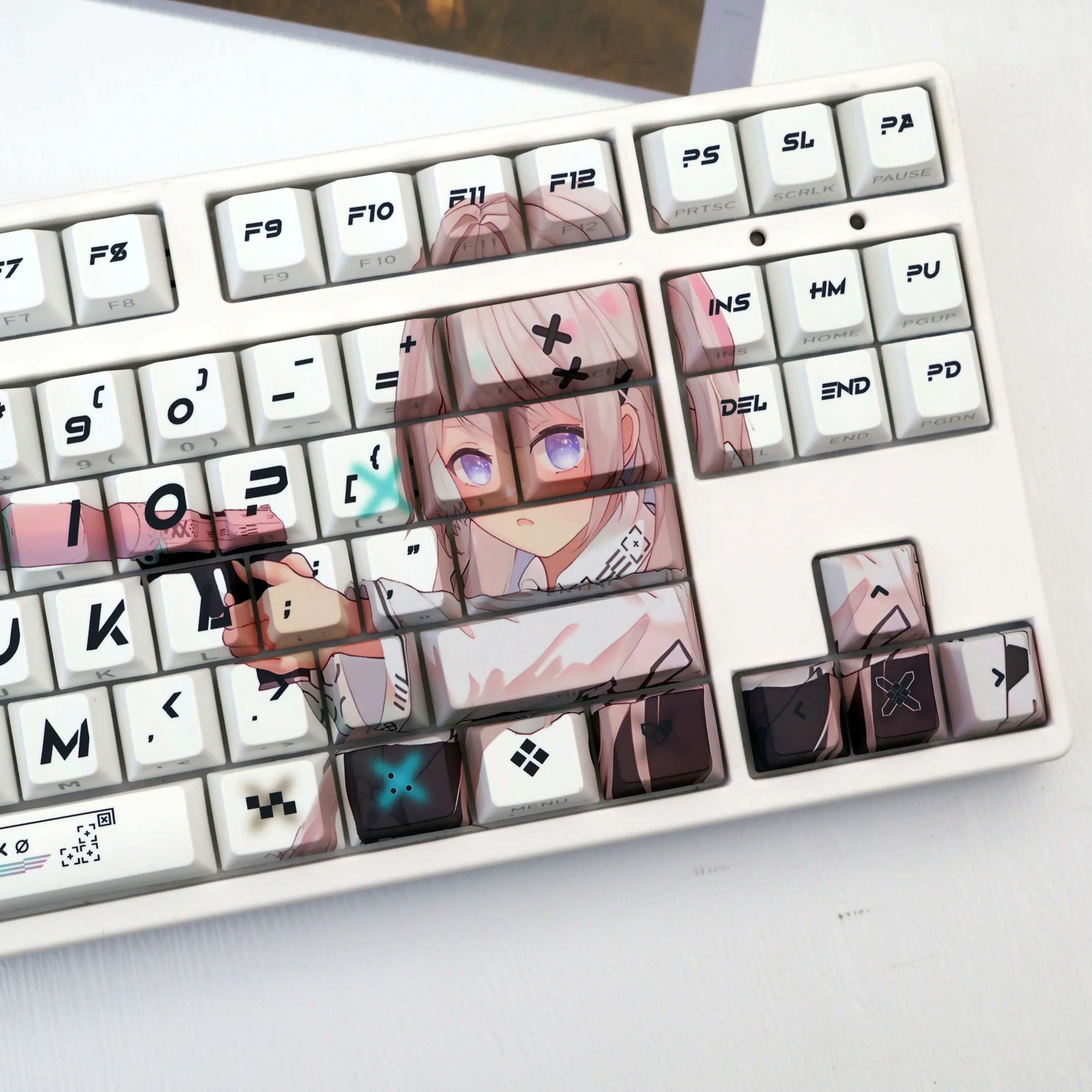 136 Keys White Girl Print PBT Keycaps Side Print Translucent Cherry Style Dye-Sub MX Switch 61 64 68 87 96 104 108
136 Keys White Girl Print PBT Keycaps Side Print Translucent Cherry Style Dye-Sub MX Switch 61 64 68 87 96 104 108