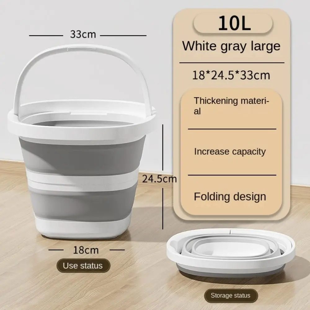 Multifunctional Folding Bucket Space-Saving Portable Foot Soaking Bucket Thickened Compact Collapsible Wash Basin Household
Multifunctional Folding Bucket Space-Saving Portable Foot Soaking Bucket Thickened Compact Collapsible Wash Basin Household