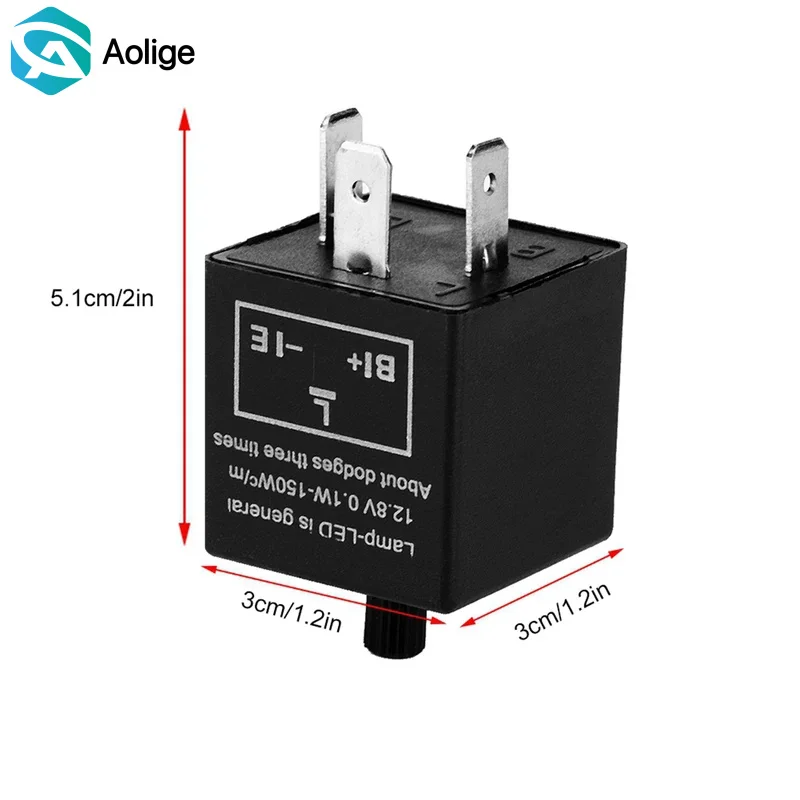 10Pcs 12V 3 Pin LED Adjustable Flasher Relay Turn Signal Indicator Motorbike Fix Motorcycle Flasher Moto Accessories 0.1W-150W
10Pcs 12V 3 Pin LED Adjustable Flasher Relay Turn Signal Indicator Motorbike Fix Motorcycle Flasher Moto Accessories 0.1W-150W