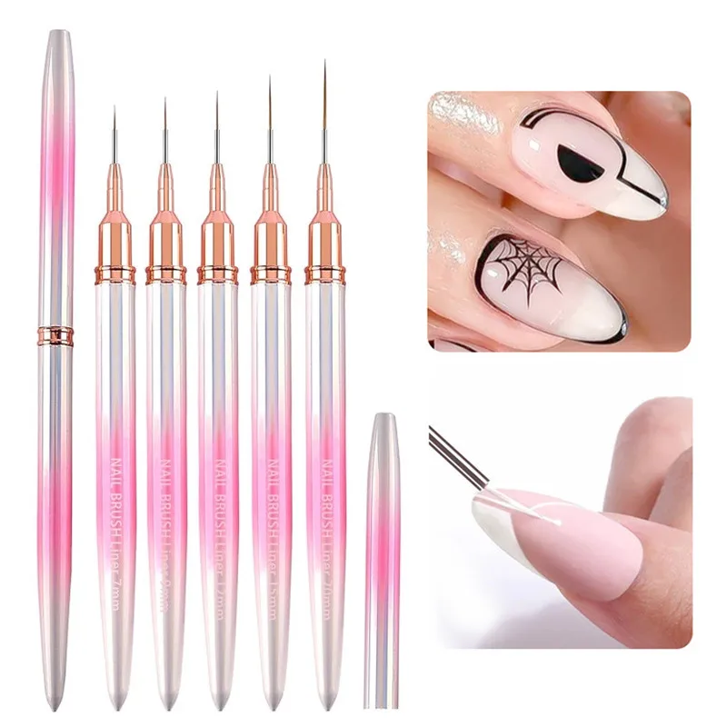 1PC Nail Art Brush Liner Drawing Painting Pen Gel Nail Polish French Style Draw Paint Brushes Manicure Tools Accessory
1PC Nail Art Brush Liner Drawing Painting Pen Gel Nail Polish French Style Draw Paint Brushes Manicure Tools Accessory