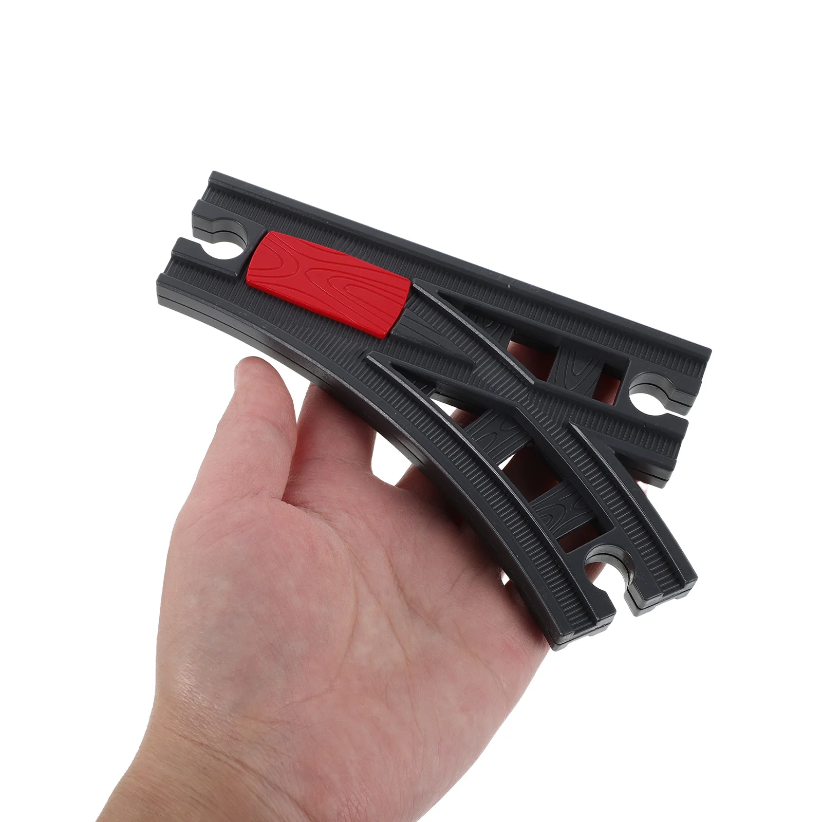 1Set Plastic Train Track Connectors Railway Track Adapter Accessories Easy Assembly Stable Connection Family Interactive Fun