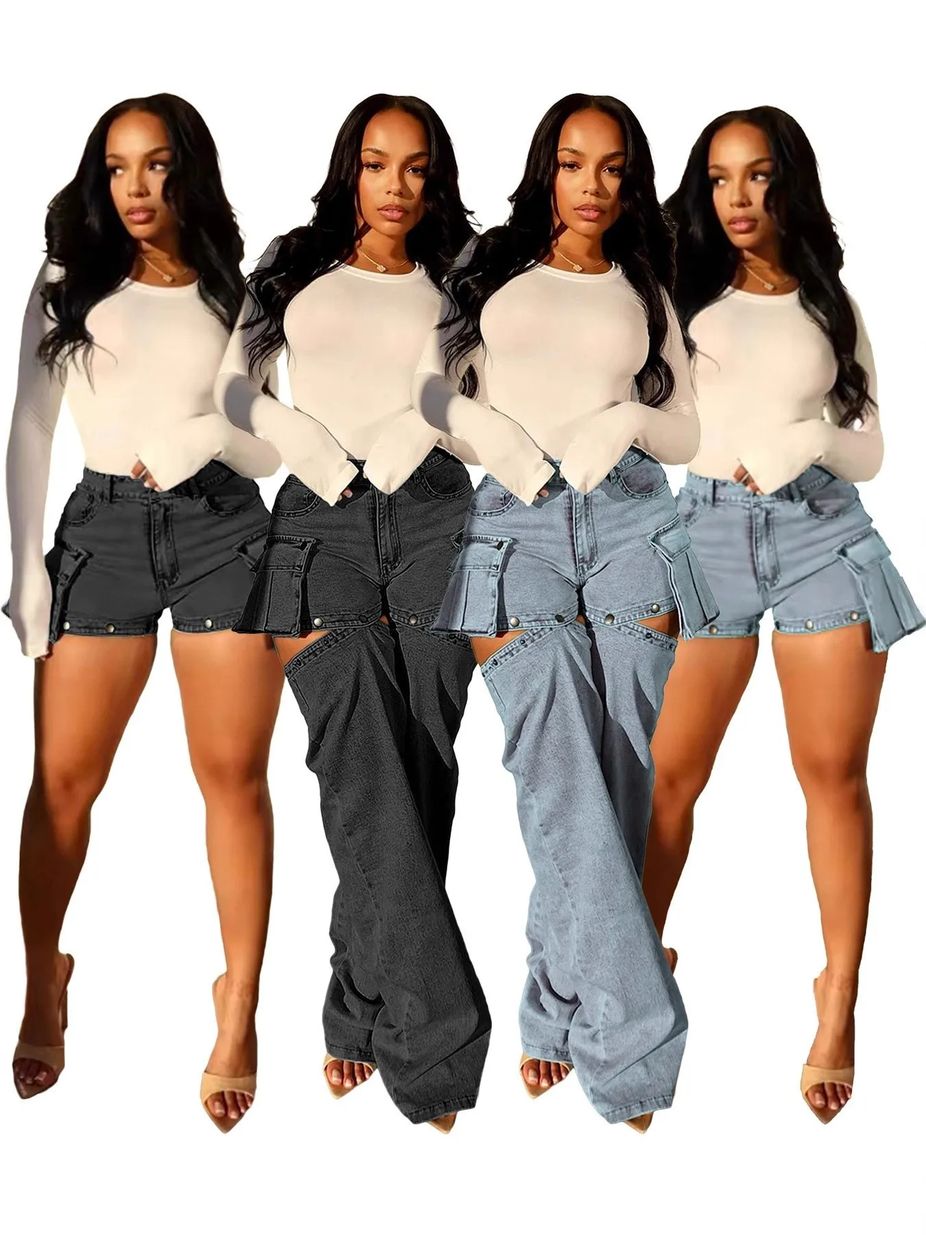 Casual Slim Fit Flared Jeans Women's Personali Jeans Blue Straight Leg l Waist mid Stretch Trousers
Casual Slim Fit Flared Jeans Women's Personali Jeans Blue Straight Leg l Waist mid Stretch Trousers
