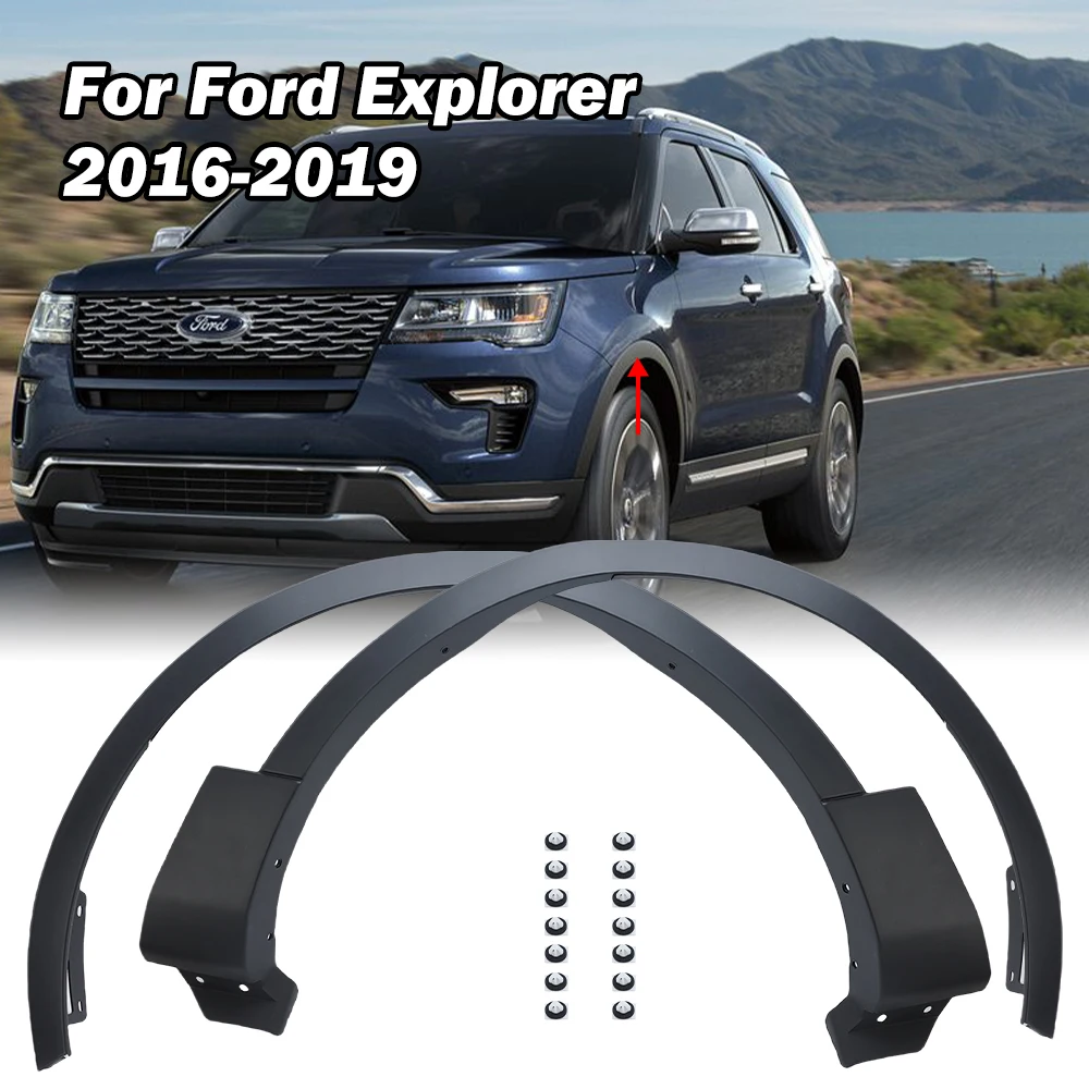 Front Fender Flares Wheel Trim Moulding for Ford Explorer 2016 -2019 ABS FB5Z16039AB FB5Z16038AB Arch MudGuards cars accessories
Front Fender Flares Wheel Trim Moulding for Ford Explorer 2016 -2019 ABS FB5Z16039AB FB5Z16038AB Arch MudGuards cars accessories