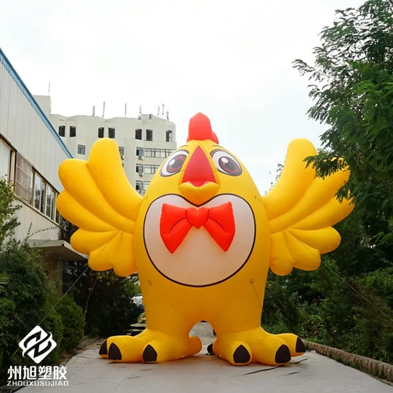 Inflatable chicken, made of Oxford fabric, has excellent weather resistance and is suitable for advertising and decoration.
Inflatable chicken, made of Oxford fabric, has excellent weather resistance and is suitable for advertising and decoration.