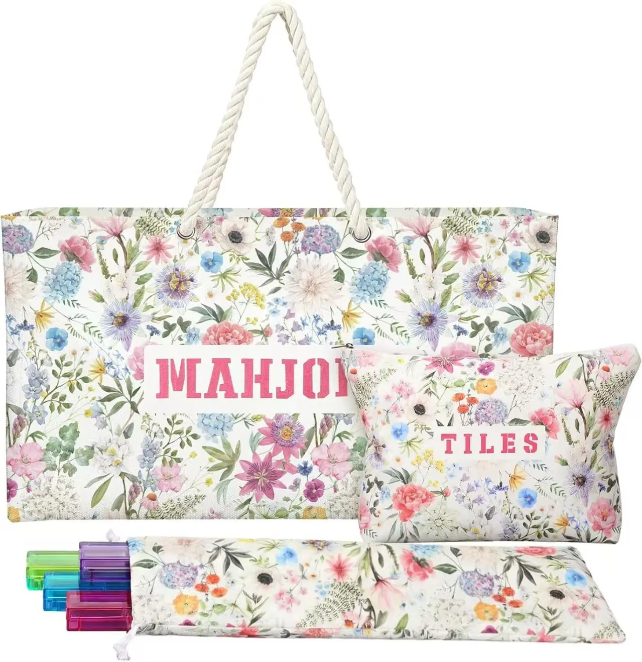 New Arrival Drawstring Pouch For American NMJL Mahjong Set, Stores Tiles And Racks
New Arrival Drawstring Pouch For American NMJL Mahjong Set, Stores Tiles And Racks