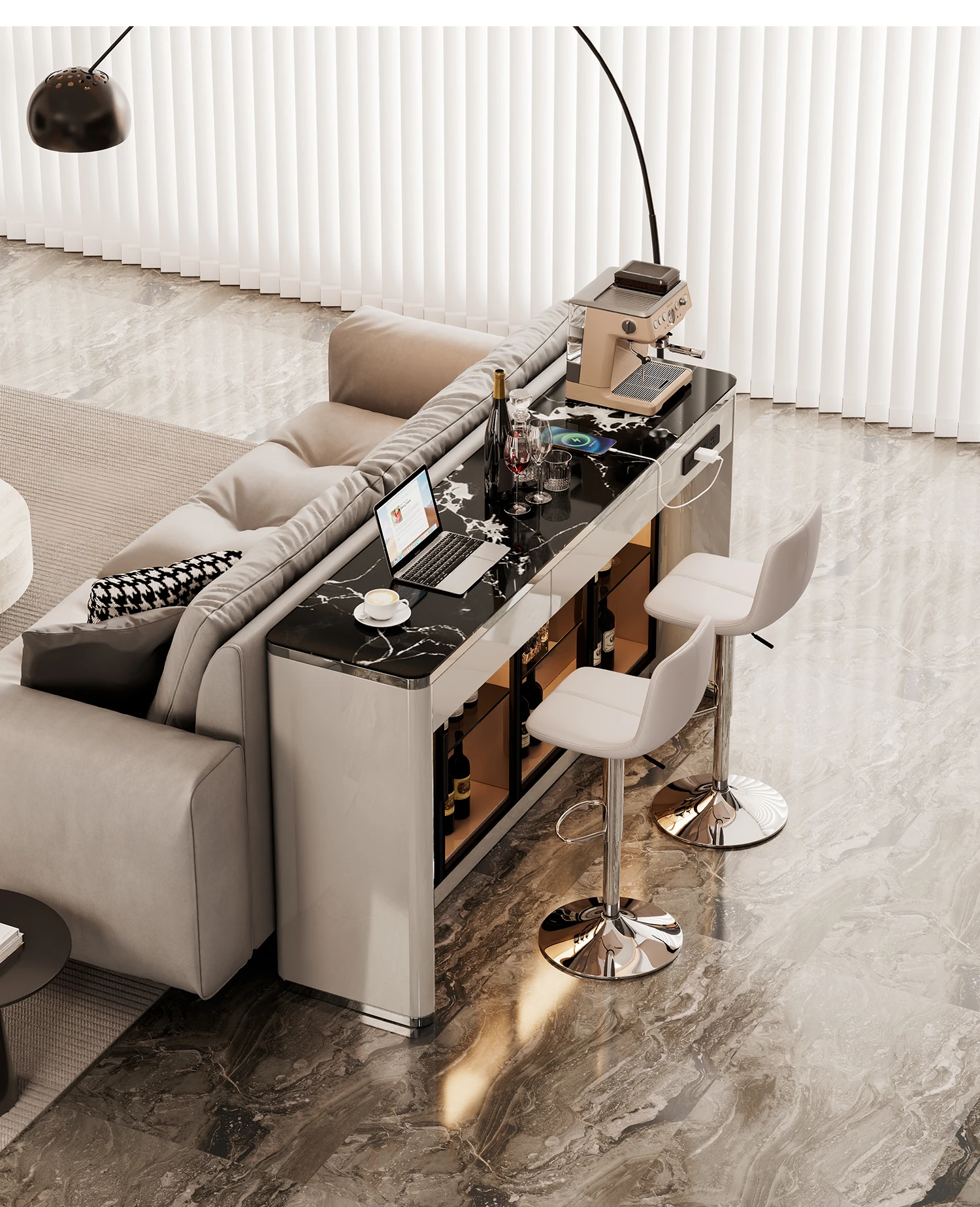 Легкий роскошный барный стол, длинный стол, маленькая квартира, гостиная, суперкристаллический камень
Легкий роскошный барный стол, длинный стол, маленькая квартира, гостиная, суперкристаллический камень