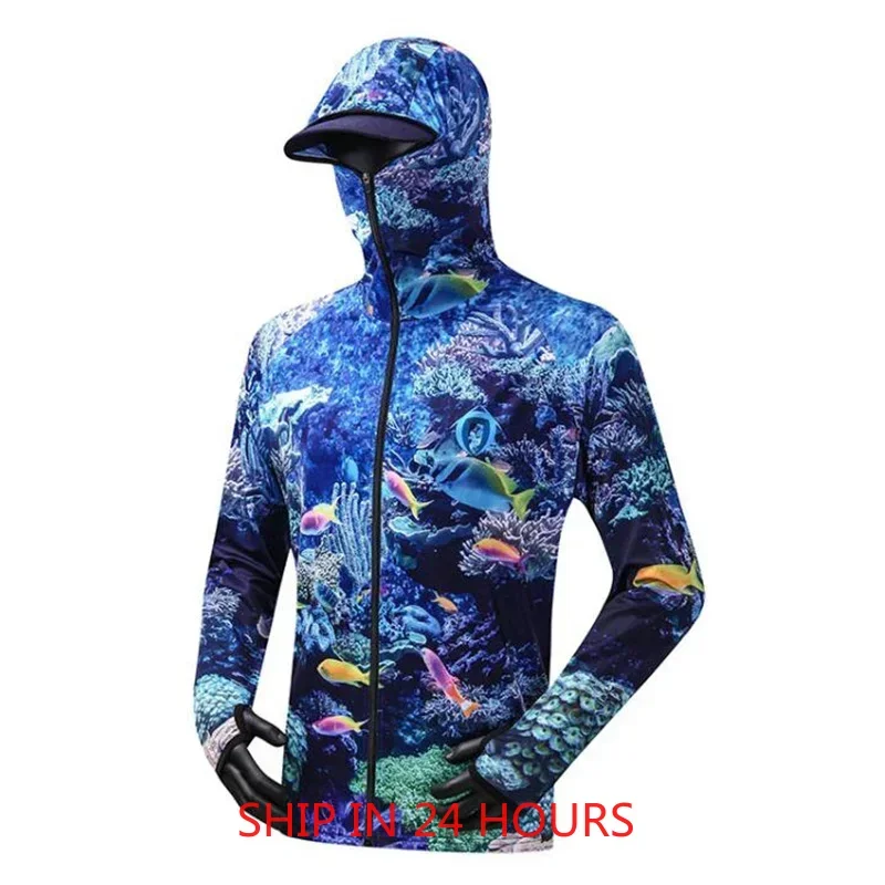 Fishing Shirt Breathable Quick Dry Fishing Jersey Anti-UV Sunscreen Sun Protection Clothes Professional Fishing Hoodie With Mask
Fishing Shirt Breathable Quick Dry Fishing Jersey Anti-UV Sunscreen Sun Protection Clothes Professional Fishing Hoodie With Mask