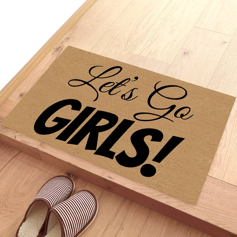 Let's go GIRLS! bathroom accessories Area Mat Kitchen Doormat home appliance Mat Outdoor Rug
Let's go GIRLS! bathroom accessories Area Mat Kitchen Doormat home appliance Mat Outdoor Rug