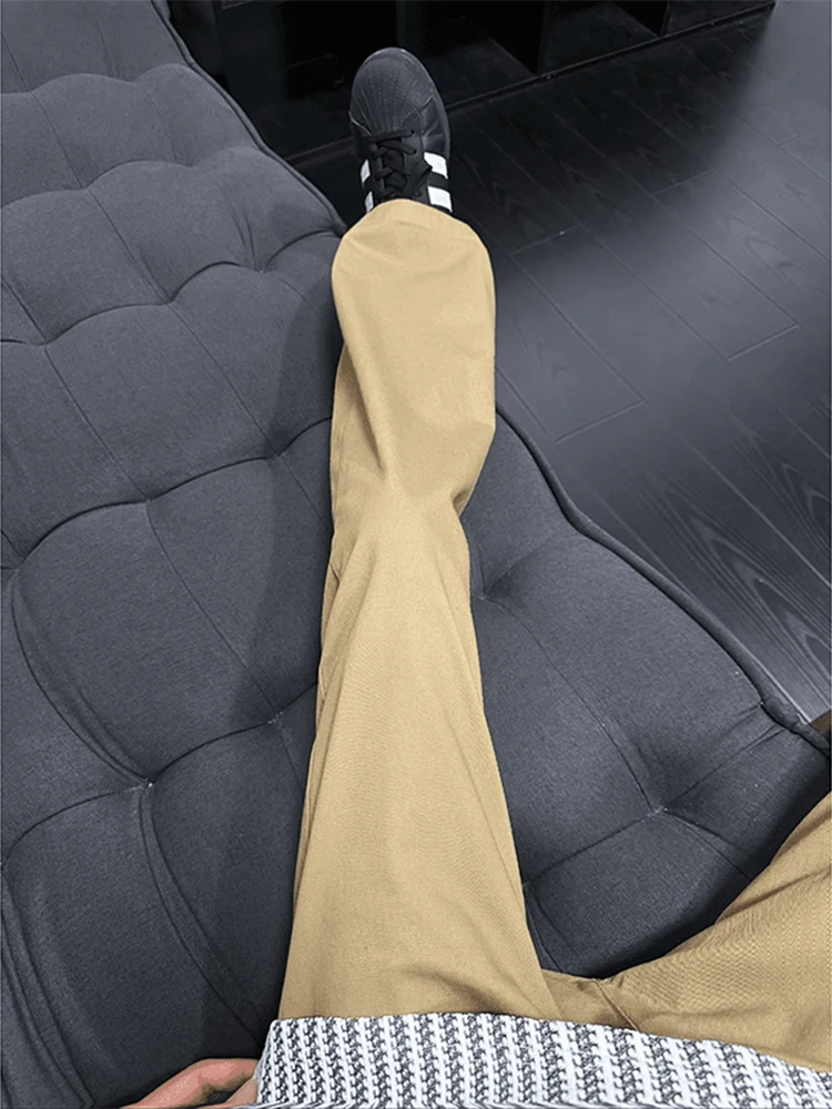 Khaki Retro Work Pants Men's Straight Leg Pure Cotton Casual Trousers Cleanfit High Waist Zipper Fly Comfortable Autumn Wear
Khaki Retro Work Pants Men's Straight Leg Pure Cotton Casual Trousers Cleanfit High Waist Zipper Fly Comfortable Autumn Wear
