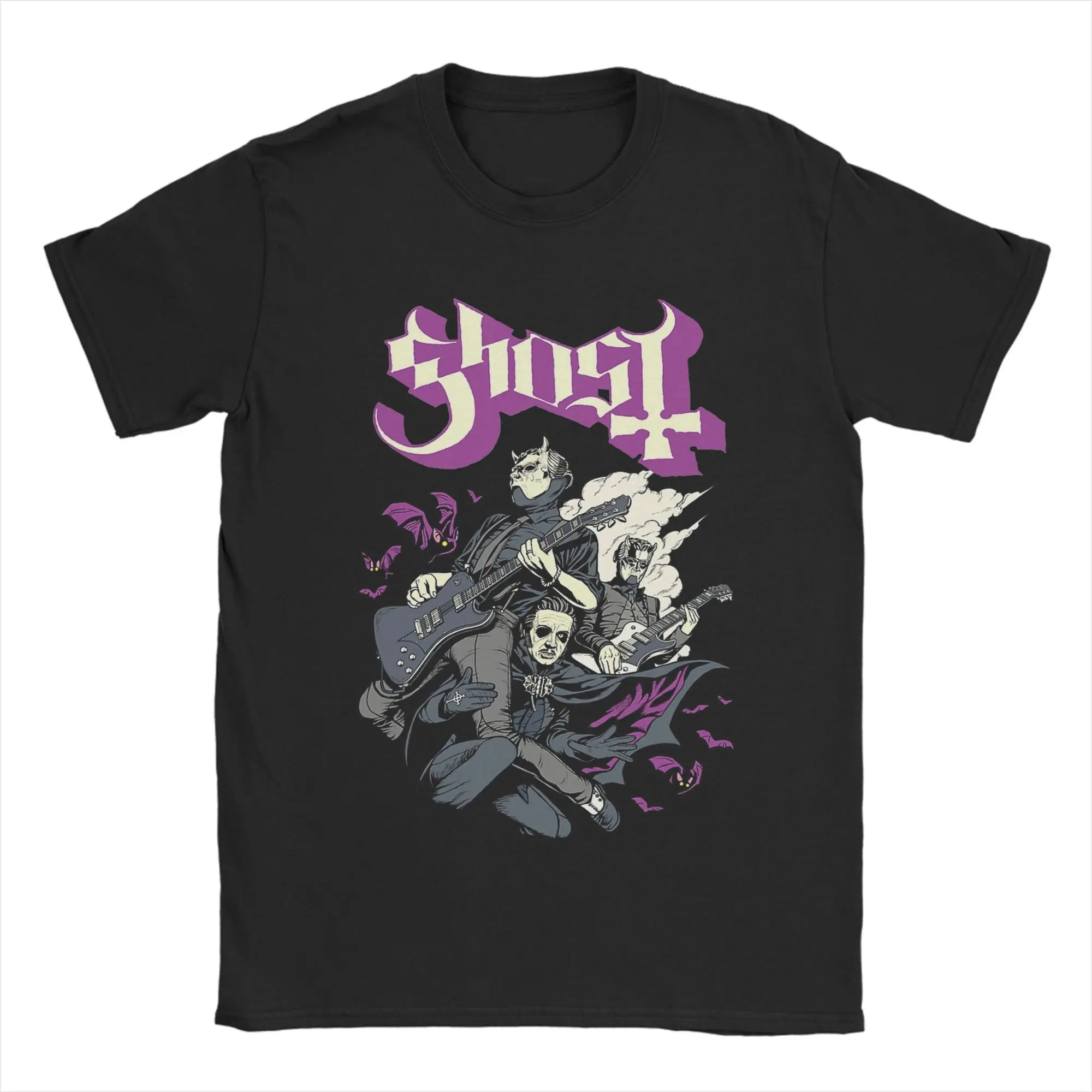 Футболка из чистого хлопка Ghost Bats and Band для любителей музыки, мужская летняя футболка Ghost Lover Y2K, забавная дышащая футболка большого размера в стиле Харадзюку
Футболка из чистого хлопка Ghost Bats and Band для любителей музыки, мужская летняя футболка Ghost Lover Y2K, забавная дышащая футболка большого размера в стиле Харадзюку