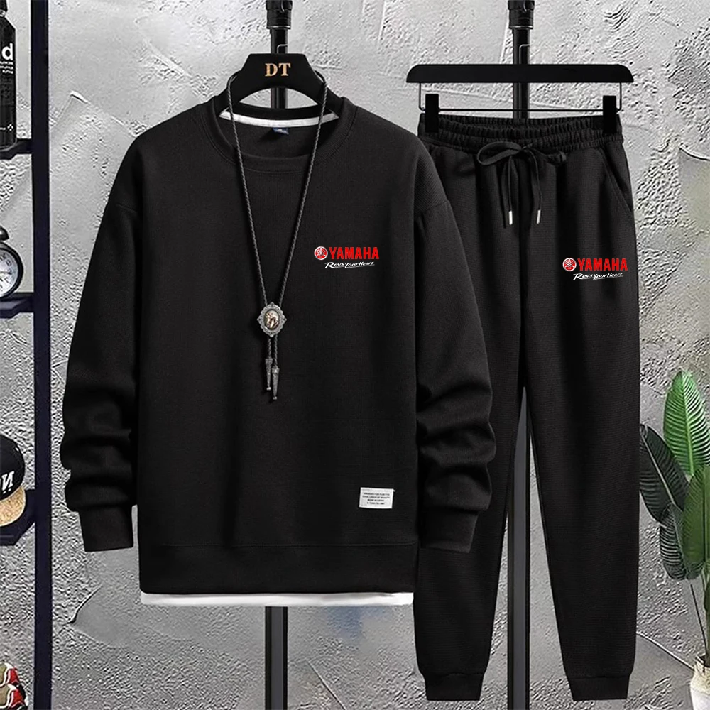 New Yamaha logo autumn and winter men's fashionable sportswear long sleeved pants casual fashion marble patterned clothing set
New Yamaha logo autumn and winter men's fashionable sportswear long sleeved pants casual fashion marble patterned clothing set