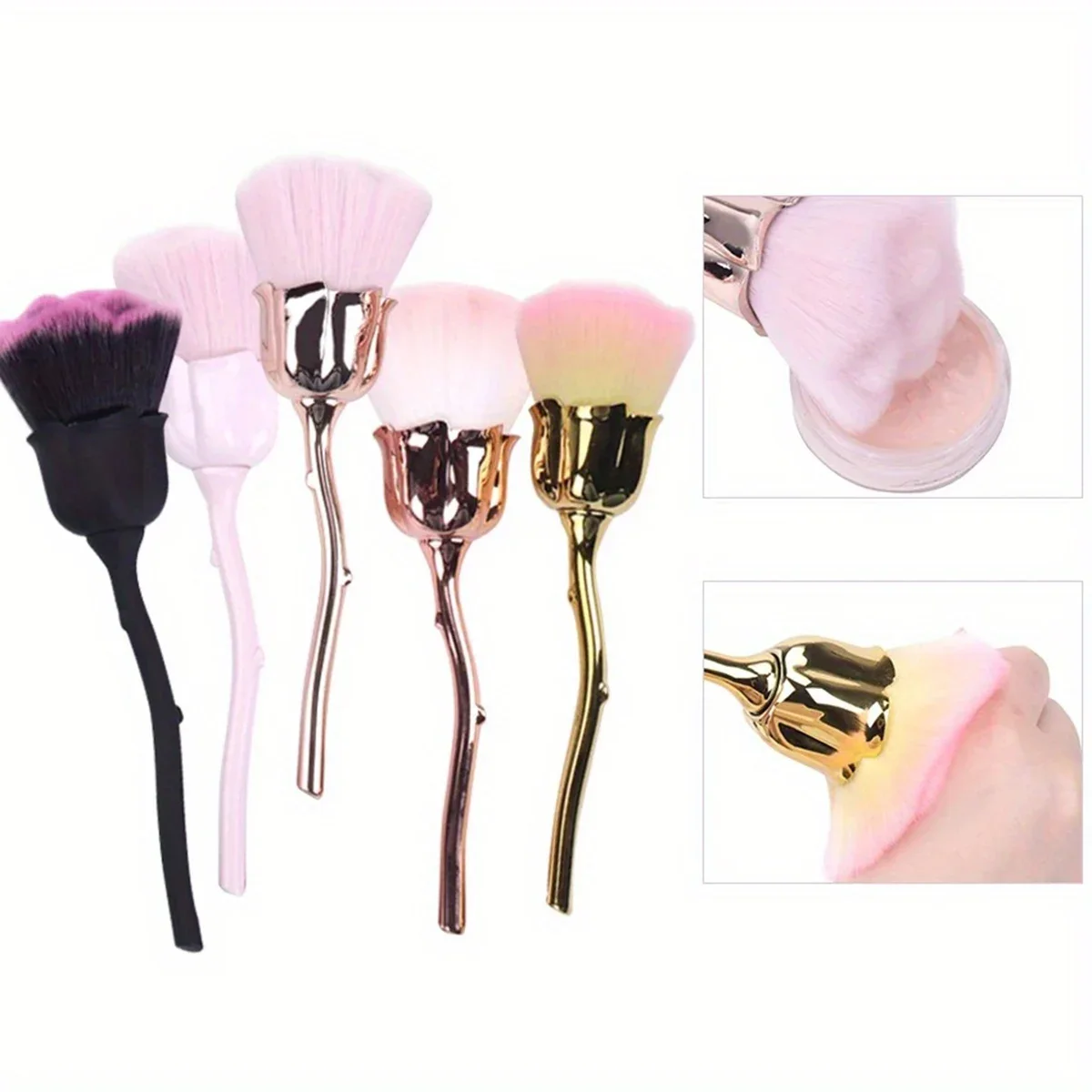 Flower Nail Brush For Manicure Rose Nail Art Brush Nail Accesories Tools Popular Round Small Gel polish Dust Cleaning Brushes
Flower Nail Brush For Manicure Rose Nail Art Brush Nail Accesories Tools Popular Round Small Gel polish Dust Cleaning Brushes