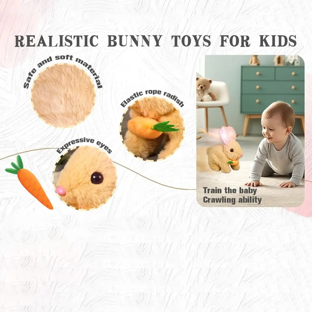 New Shaking Ears Easter Realistic Bunny Soft Smart Pet Rabbit Handmade Electric Bunny
New Shaking Ears Easter Realistic Bunny Soft Smart Pet Rabbit Handmade Electric Bunny