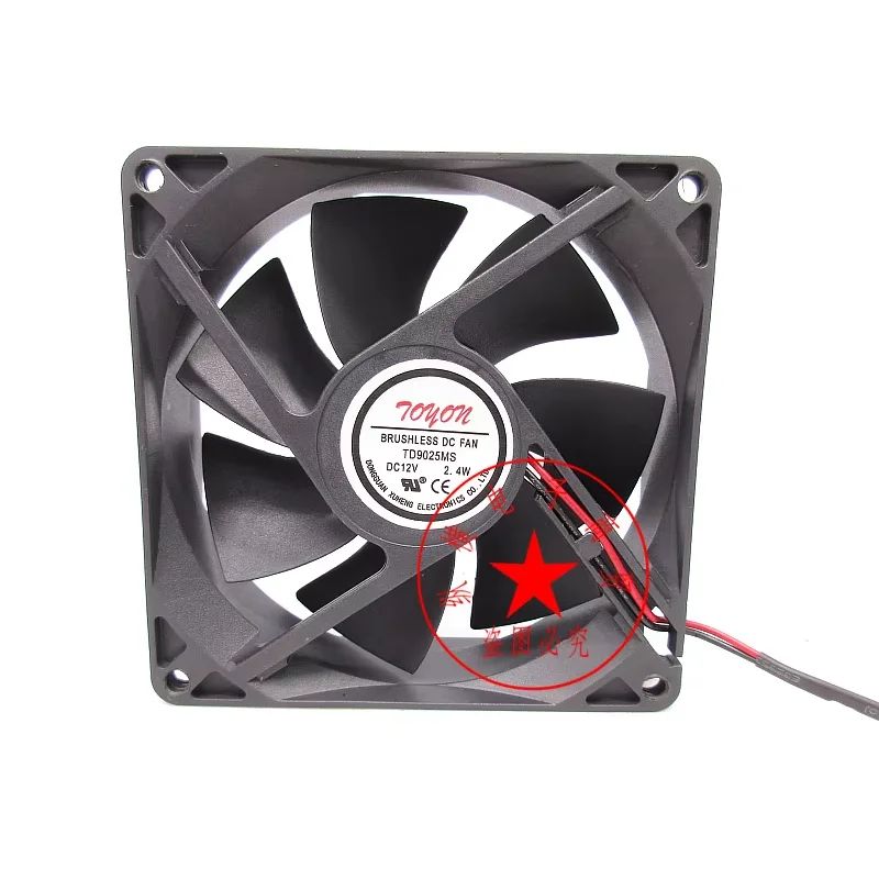 TONON TD9025MS DC 12V 2.4W 90x90x25mm 2-проводной охлаждающий вентилятор для сервера
TONON TD9025MS DC 12V 2.4W 90x90x25mm 2-проводной охлаждающий вентилятор для сервера