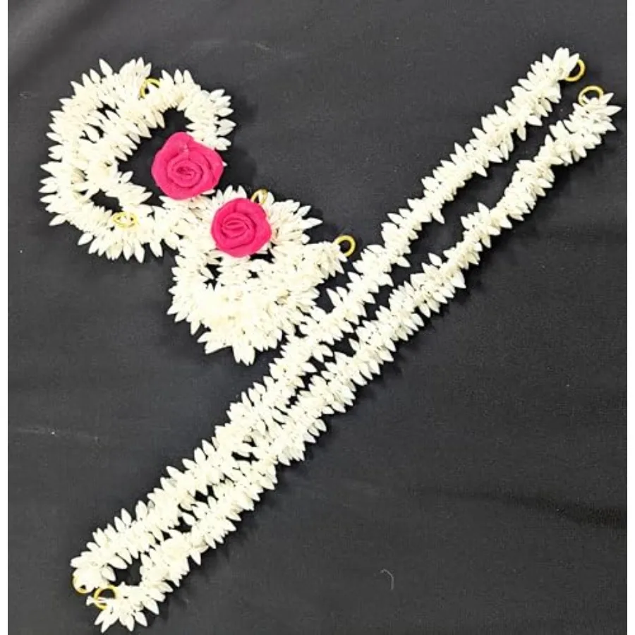 Artificial Hair Gajra 2 and 2 flower gajra string
Artificial Hair Gajra 2 and 2 flower gajra string