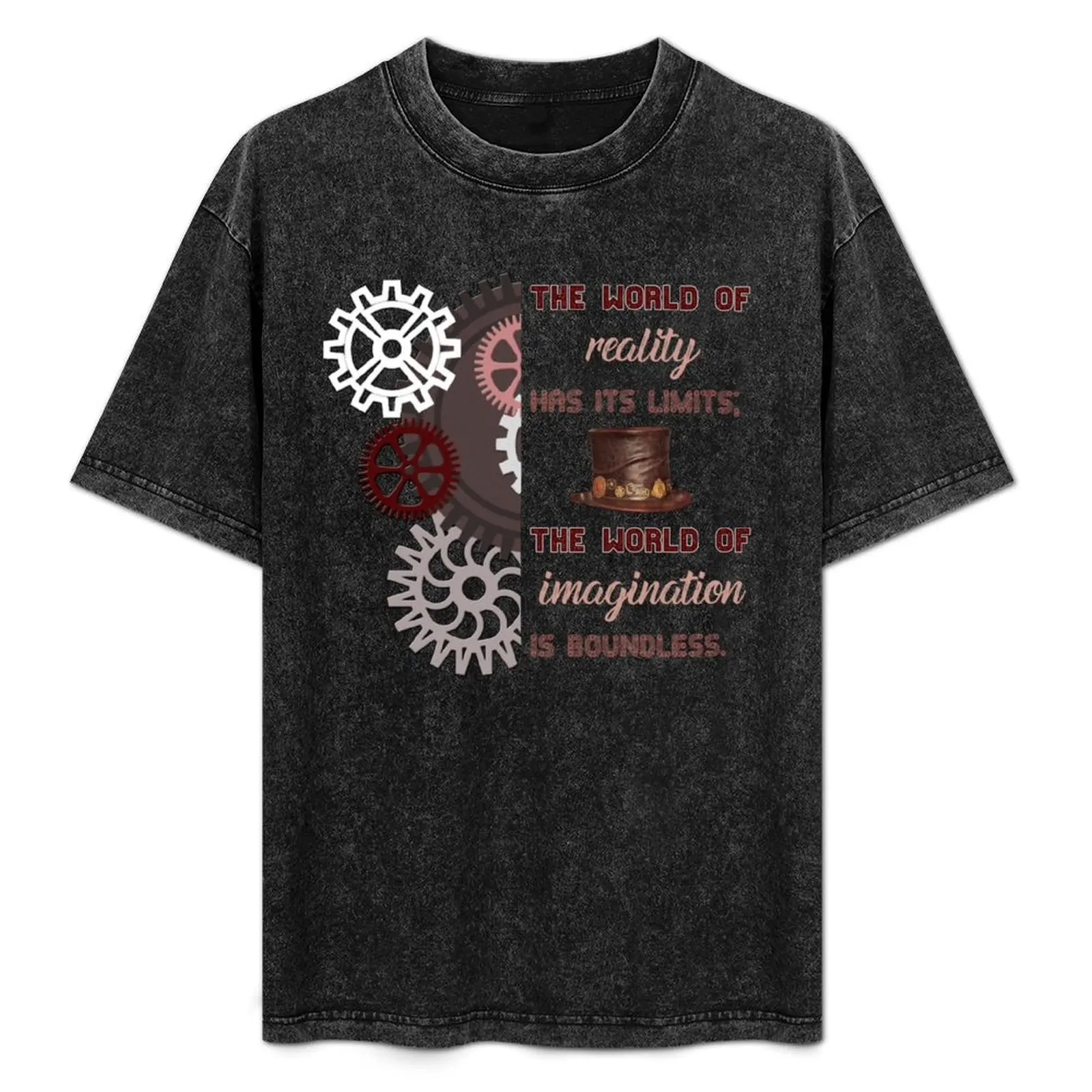 The world of reality has its limits; the world of imagination is boundless. T-Shirt Soft Anti-Shrink Cotton Tee
The world of reality has its limits; the world of imagination is boundless. T-Shirt Soft Anti-Shrink Cotton Tee