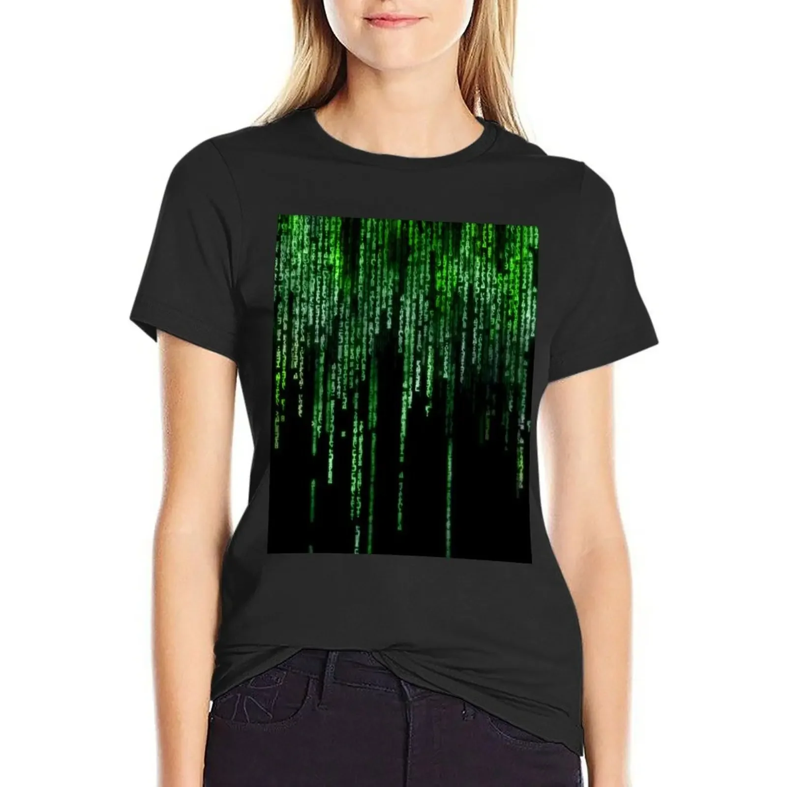 The Matrix T-Shirt customs design your own Blouse plain animal print Summer Women's clothing
The Matrix T-Shirt customs design your own Blouse plain animal print Summer Women's clothing