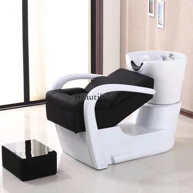 yj5 FRP semi-reclining shampoo bed hair salon hair salon flush bed sitting deep basin ceramic basin
yj5 FRP semi-reclining shampoo bed hair salon hair salon flush bed sitting deep basin ceramic basin