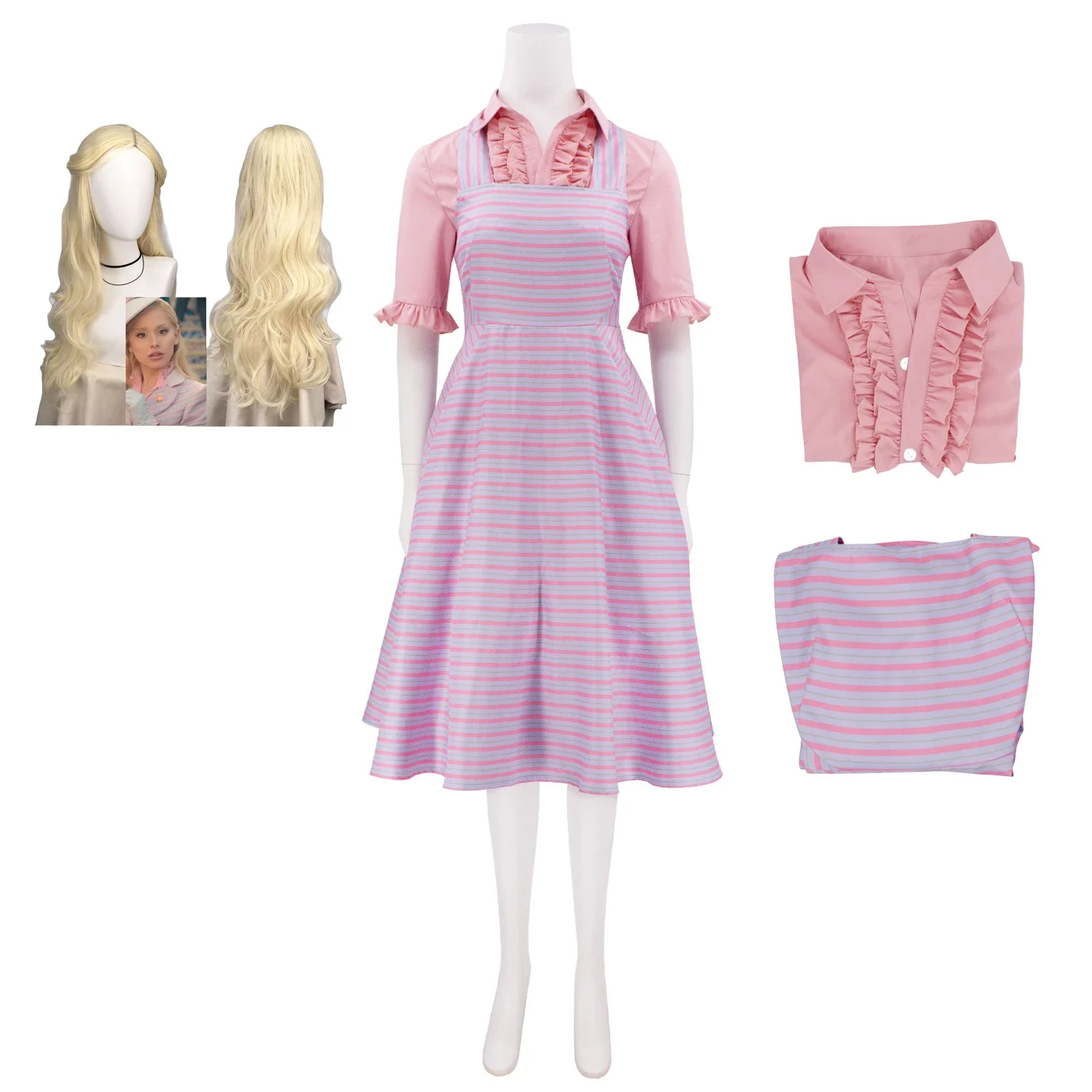 Wicked Glinda Cosplay Fantasy Costume Disguise for Adult Women Pink Dress Roleplay Female Dresses Outfit Halloween Carnival Suit
Wicked Glinda Cosplay Fantasy Costume Disguise for Adult Women Pink Dress Roleplay Female Dresses Outfit Halloween Carnival Suit