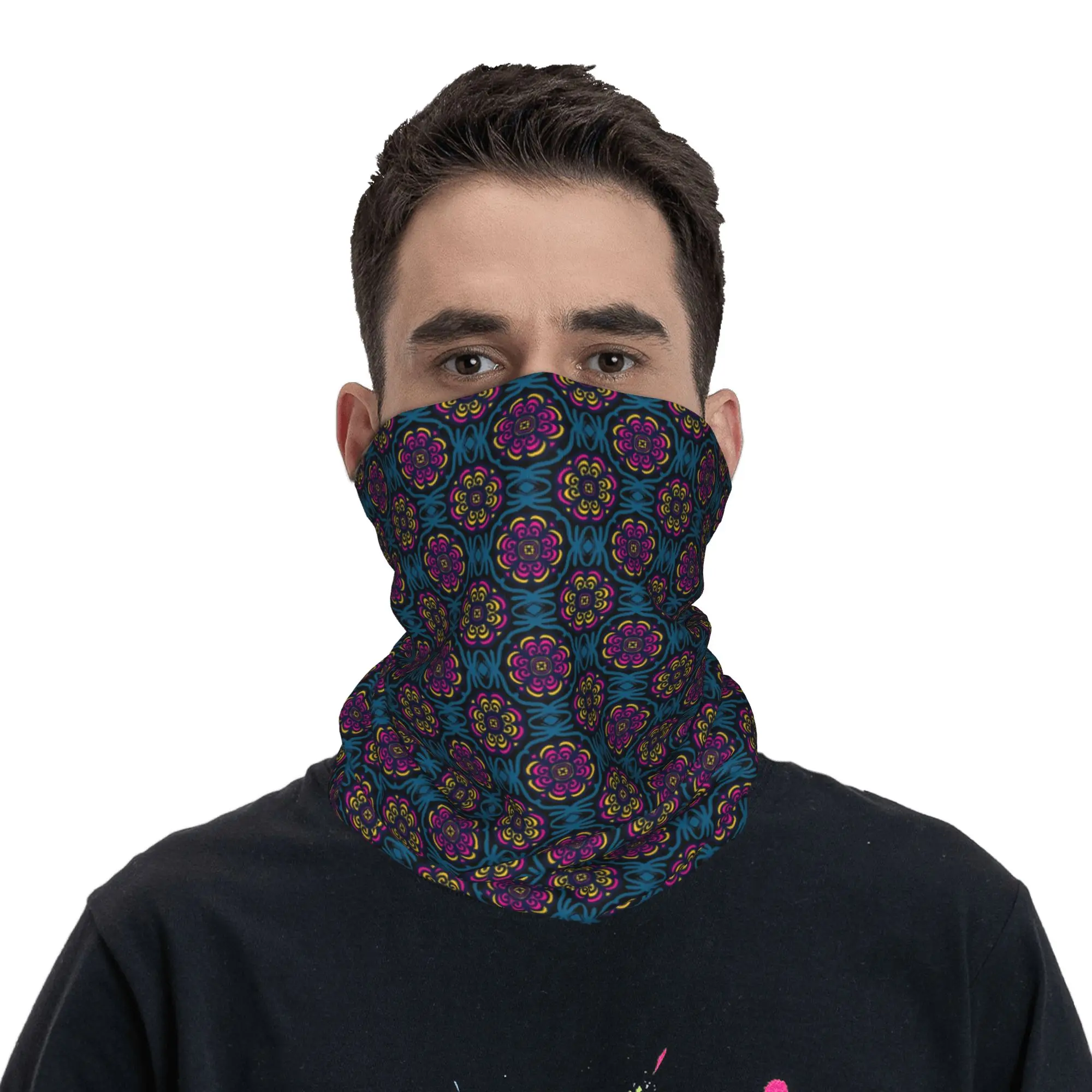 Tribal Mandala Print Bandana Neck Gaiter Windproof Face Scarf Cover Women Men Headband Tube Balaclava
Tribal Mandala Print Bandana Neck Gaiter Windproof Face Scarf Cover Women Men Headband Tube Balaclava