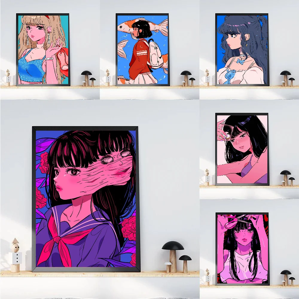 Anime Girl Kawakami Tomie Poster Paper Print Home Bedroom Entrance Bar Cafe Art Painting Decoration
Anime Girl Kawakami Tomie Poster Paper Print Home Bedroom Entrance Bar Cafe Art Painting Decoration