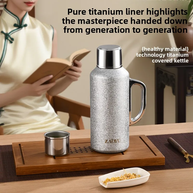 Large Capaci Titanium Water Bottle Men's Outdoor Thermal Tea Pot Pure Titanium Insulated Cup Antibacterial Fren Preser...
Large Capaci Titanium Water Bottle Men's Outdoor Thermal Tea Pot Pure Titanium Insulated Cup Antibacterial Fren Preser...