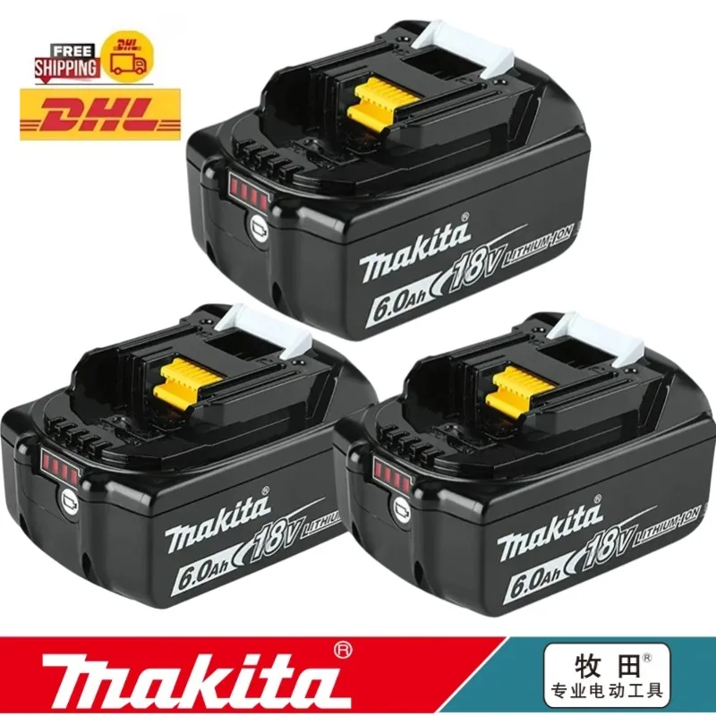 New Makita Power Tool Rechargeable Lithium-ion Battery 6.0Ah 18V BL1860B BL1860 BL1850 BL1830 BL1815
New Makita Power Tool Rechargeable Lithium-ion Battery 6.0Ah 18V BL1860B BL1860 BL1850 BL1830 BL1815